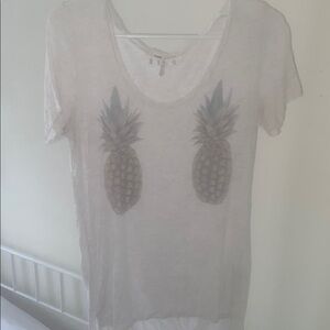 PINK Victoria's Secret Silver Short Sleeve T-Shirt